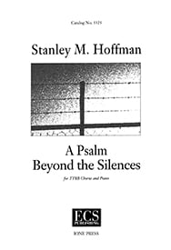 A Psalm Beyond the Silences TTBB choral sheet music cover Thumbnail